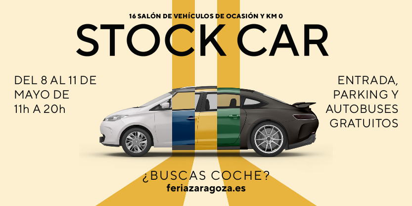 Vuelve Stock-Car a Feria de Zaragoza: la cita ineludible de los vehículos de ocasión